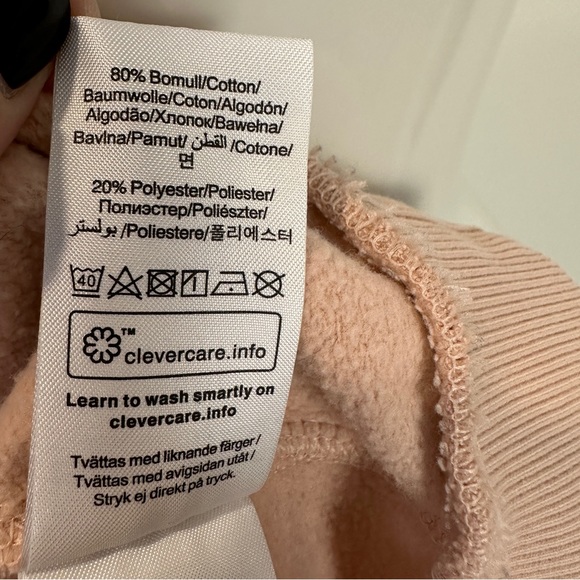 Peak Performance Ground Hoodie fits Size Small Dusty Pink Soft Jersey - Picture 8 of 9